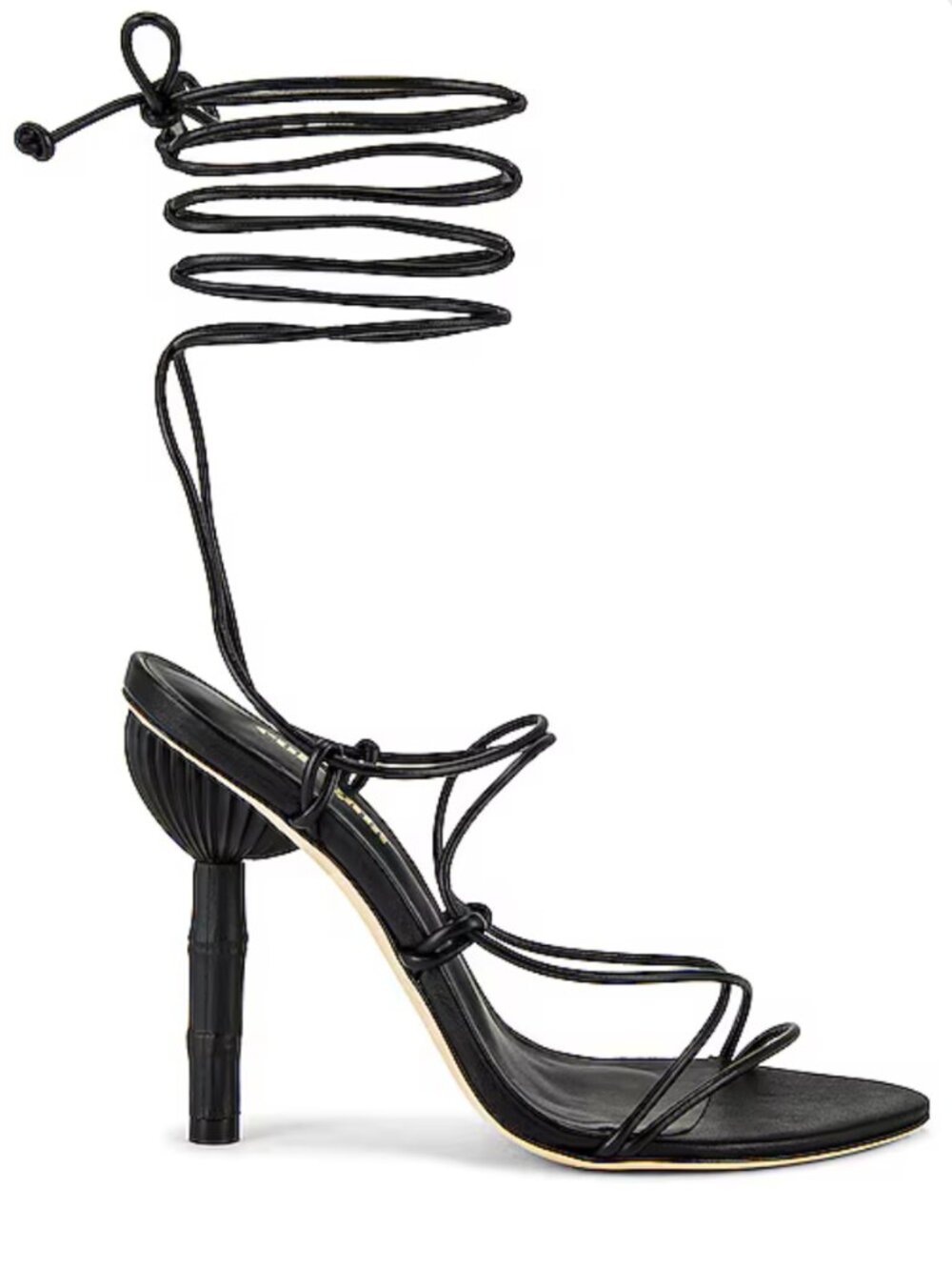 Cult Gaia Soleil Bamboo Heel Black Size 36 - Worn Once